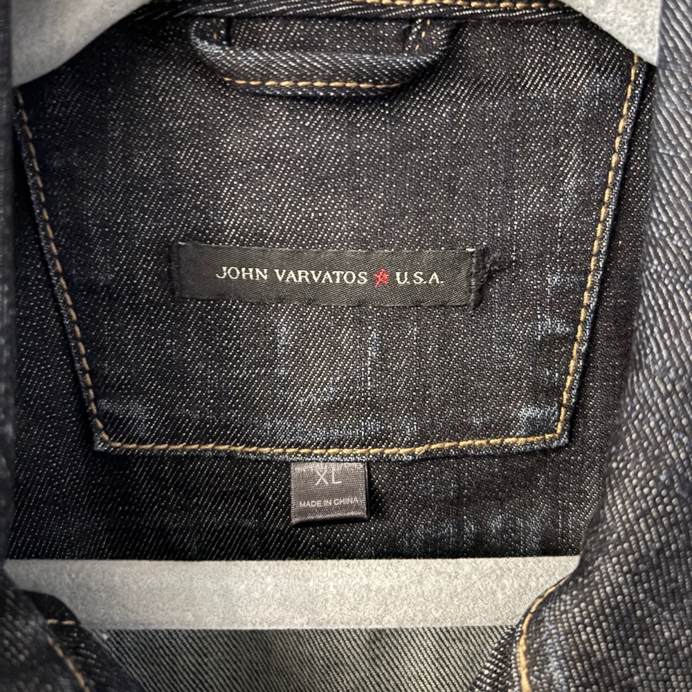 John Varvatos Dark Denim Jacket - Picture 6 of 11